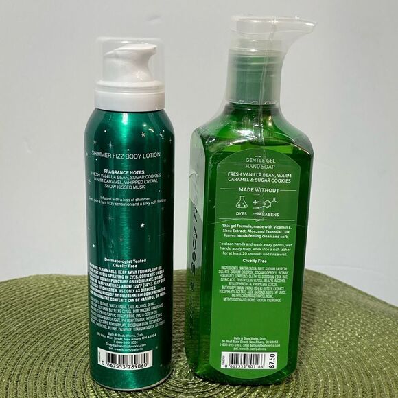 Bath & Body Works Vanilla Bean Noel set of 2 NWT - Picture 2 of 2